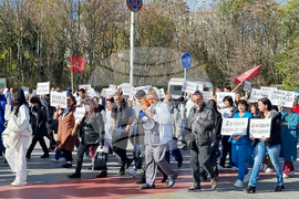 Пловдив - медици - протест