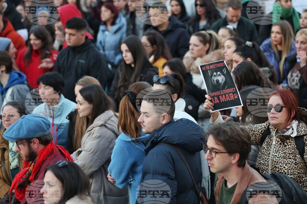 Насилие над животни - „Справедливост за Мая“ - протест