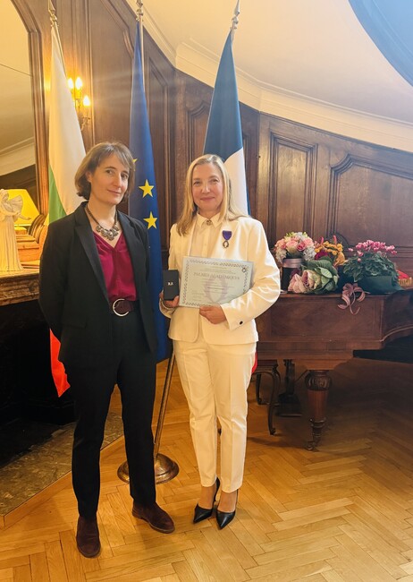 Bulgarian Balkan Studies Professor Receives France’s Order of Academic Palms