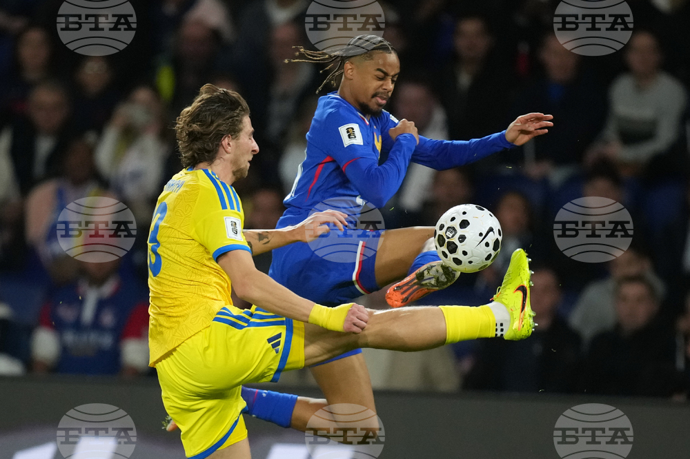 APTOPIX France Ukraine WCup Soccer