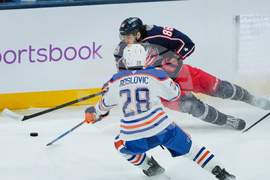 Oilers Blue Jackets Hockey