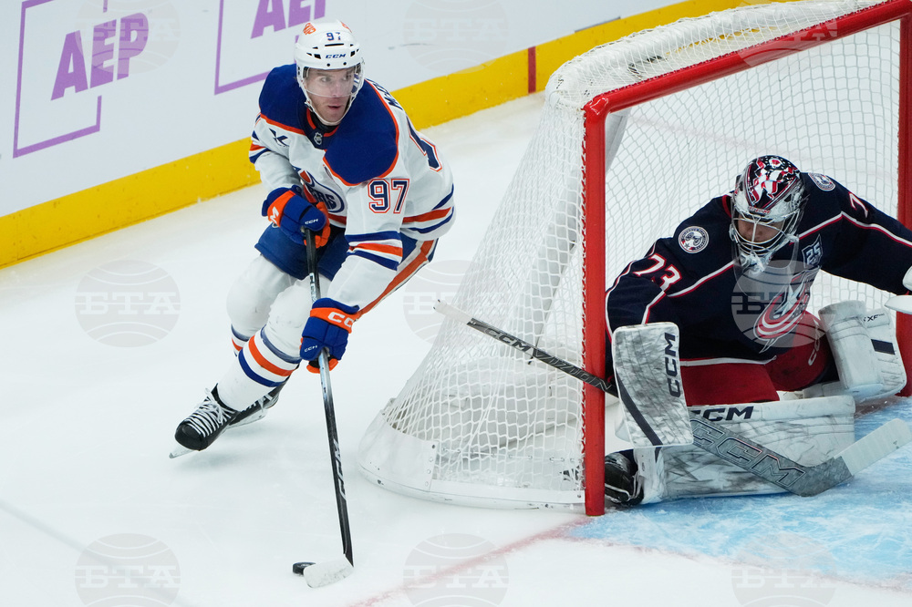 Oilers Blue Jackets Hockey