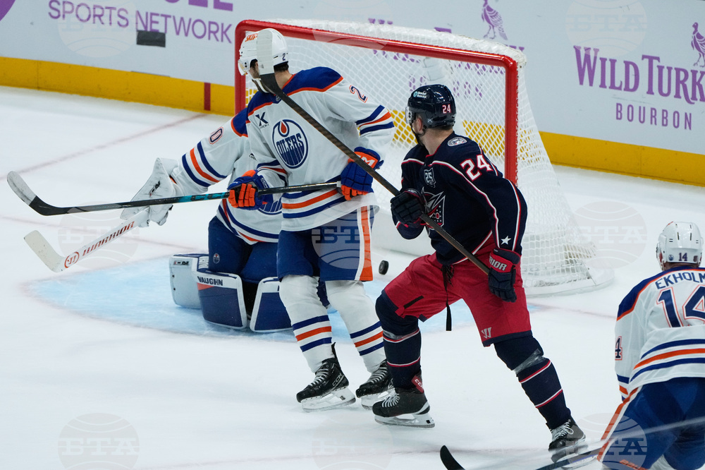 Oilers Blue Jackets Hockey