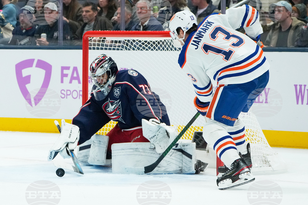 Oilers Blue Jackets Hockey