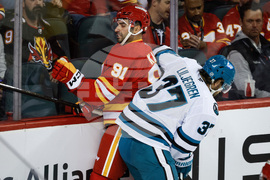 Sharks Flames Hockey