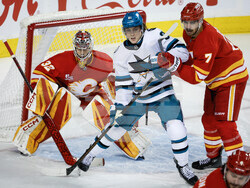 Sharks Flames Hockey