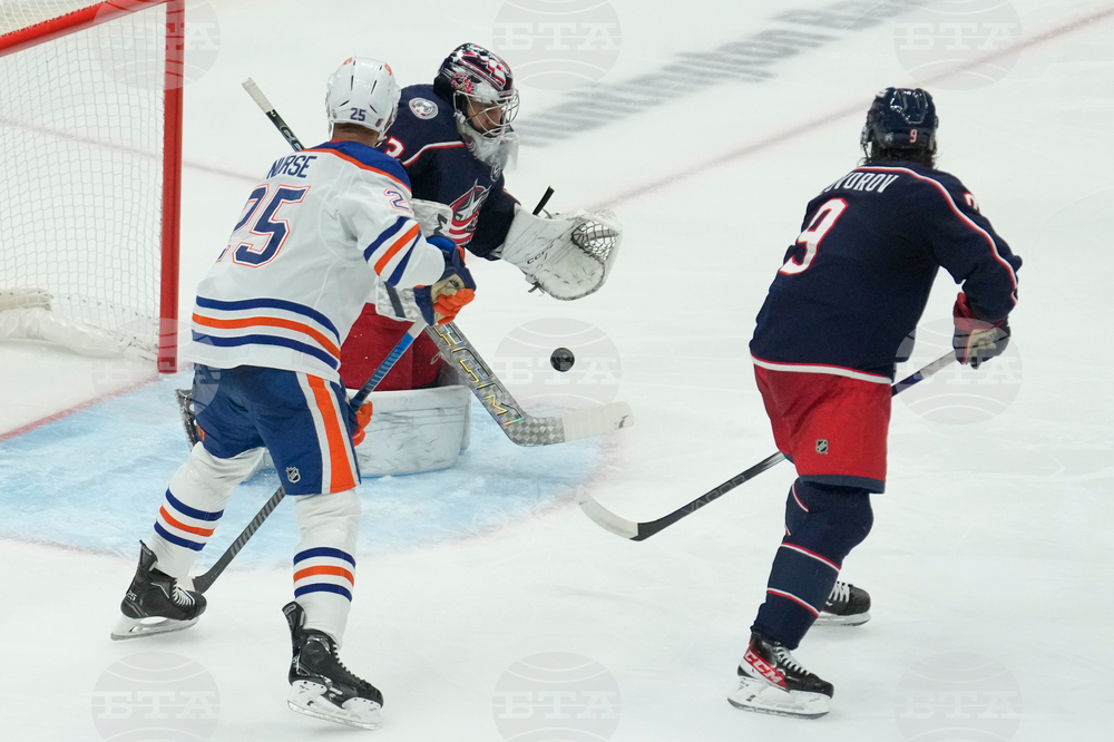 Oilers Blue Jackets Hockey