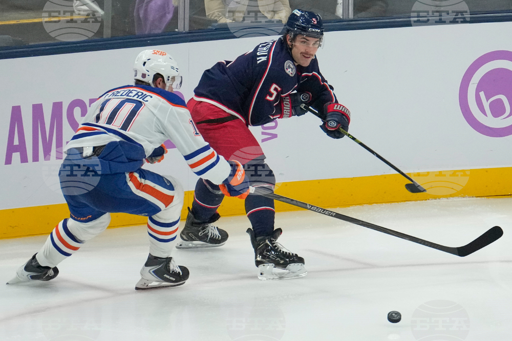 Oilers Blue Jackets Hockey