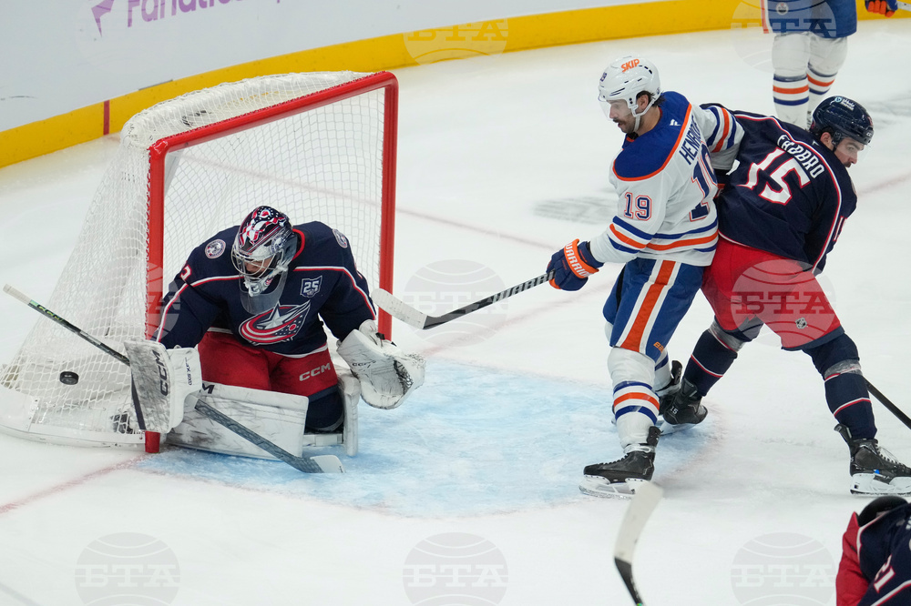 Oilers Blue Jackets Hockey