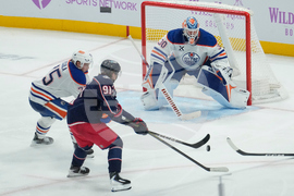 Oilers Blue Jackets Hockey