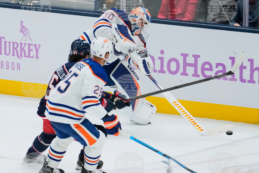 Oilers Blue Jackets Hockey