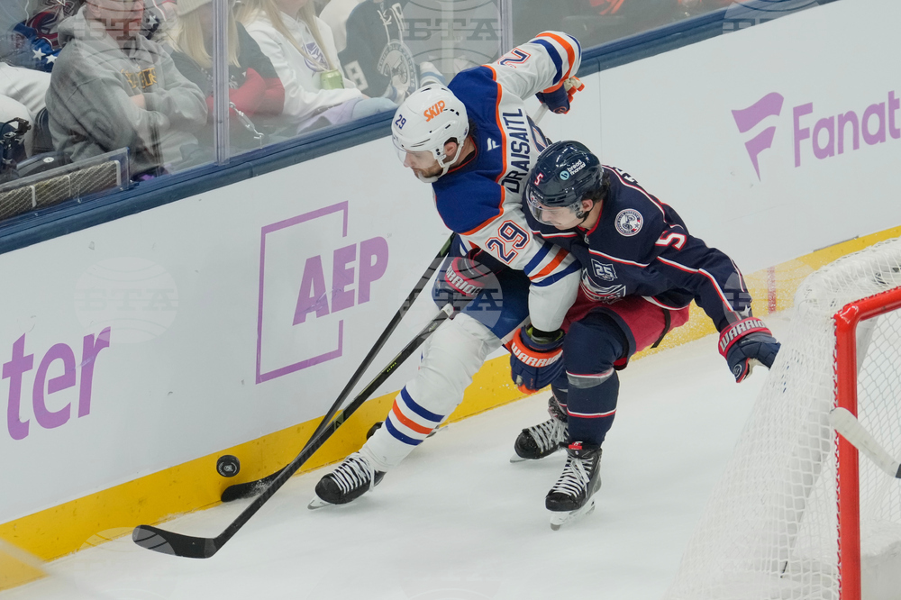 Oilers Blue Jackets Hockey