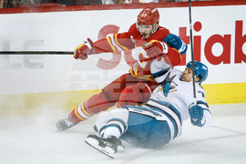 Sharks Flames Hockey
