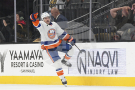 APTOPIX Islanders Golden Knights Hockey