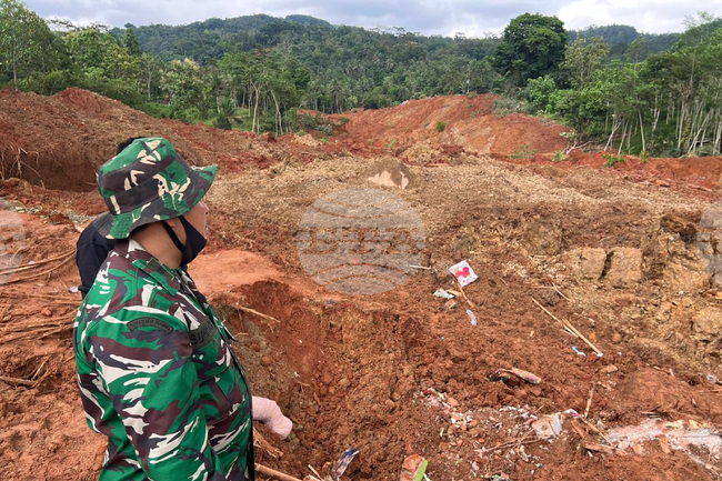 Единадесет души загинаха, а дванадесет са в неизвестност след свлачище в Индонезия