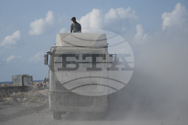 CORRECTION Israel Palestinians Gaza