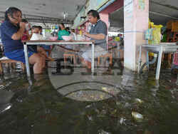 Thailand Flooded Restaurant