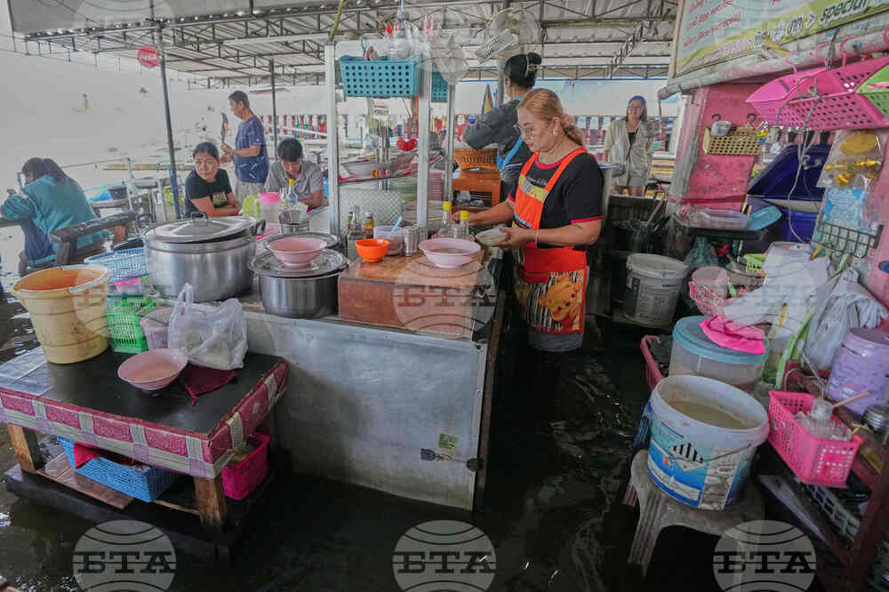 Thailand Flooded Restaurant