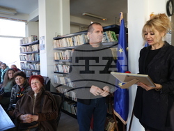 Сърбия - Цариброд - Културно-информационен център на българското малцинство - посещение