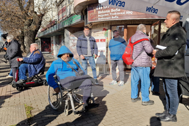 Транспортна болница - граждани - протест