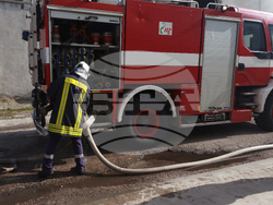 Хасково - производствено хале - пожар