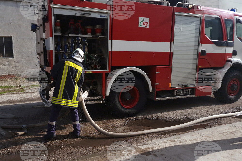 Хасково - производствено хале - пожар