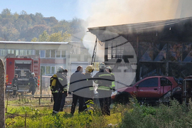 Хасково - производствено хале - пожар