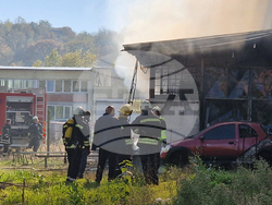 Хасково - производствено хале - пожар