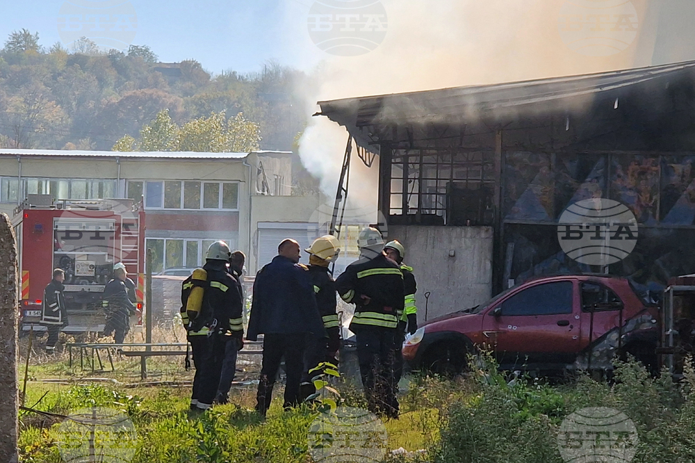 Хасково - производствено хале - пожар