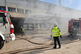 Хасково - производствено хале - пожар