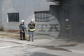 Хасково - производствено хале - пожар