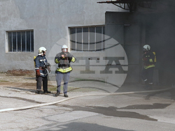 Хасково - производствено хале - пожар