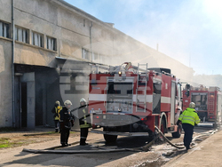 Хасково - производствено хале - пожар