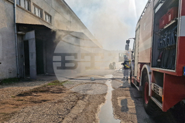 Хасково - производствено хале - пожар