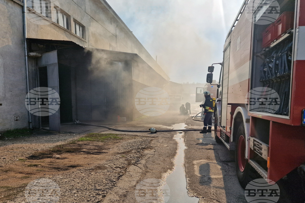 Хасково - производствено хале - пожар