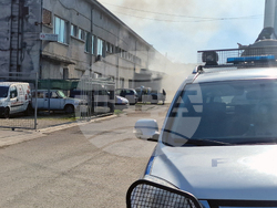 Хасково - производствено хале - пожар