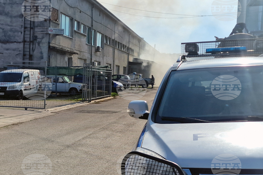 Хасково - производствено хале - пожар