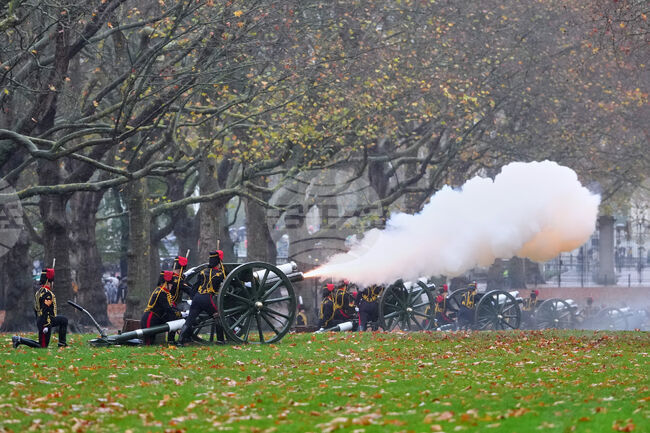 Britain Gun Salute