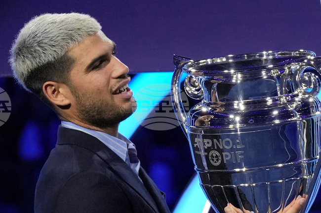 От АТП наградиха Карлос Алкарас за №1 на годината за втори път след 2022