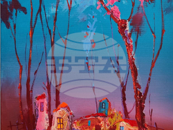 Изложба „Мистични светове“ на художника Тодор Маринов. Снимка: Галерия „Икар“