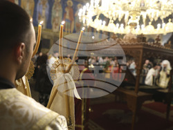 Архиерейска вечерня - литургия - патриарх Даниил