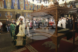 Архиерейска вечерня - литургия - патриарх Даниил