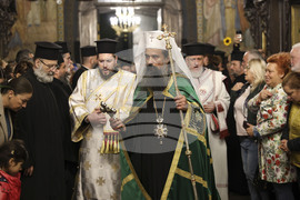 Архиерейска вечерня - литургия - патриарх Даниил