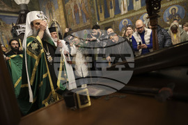 Архиерейска вечерня - литургия - патриарх Даниил