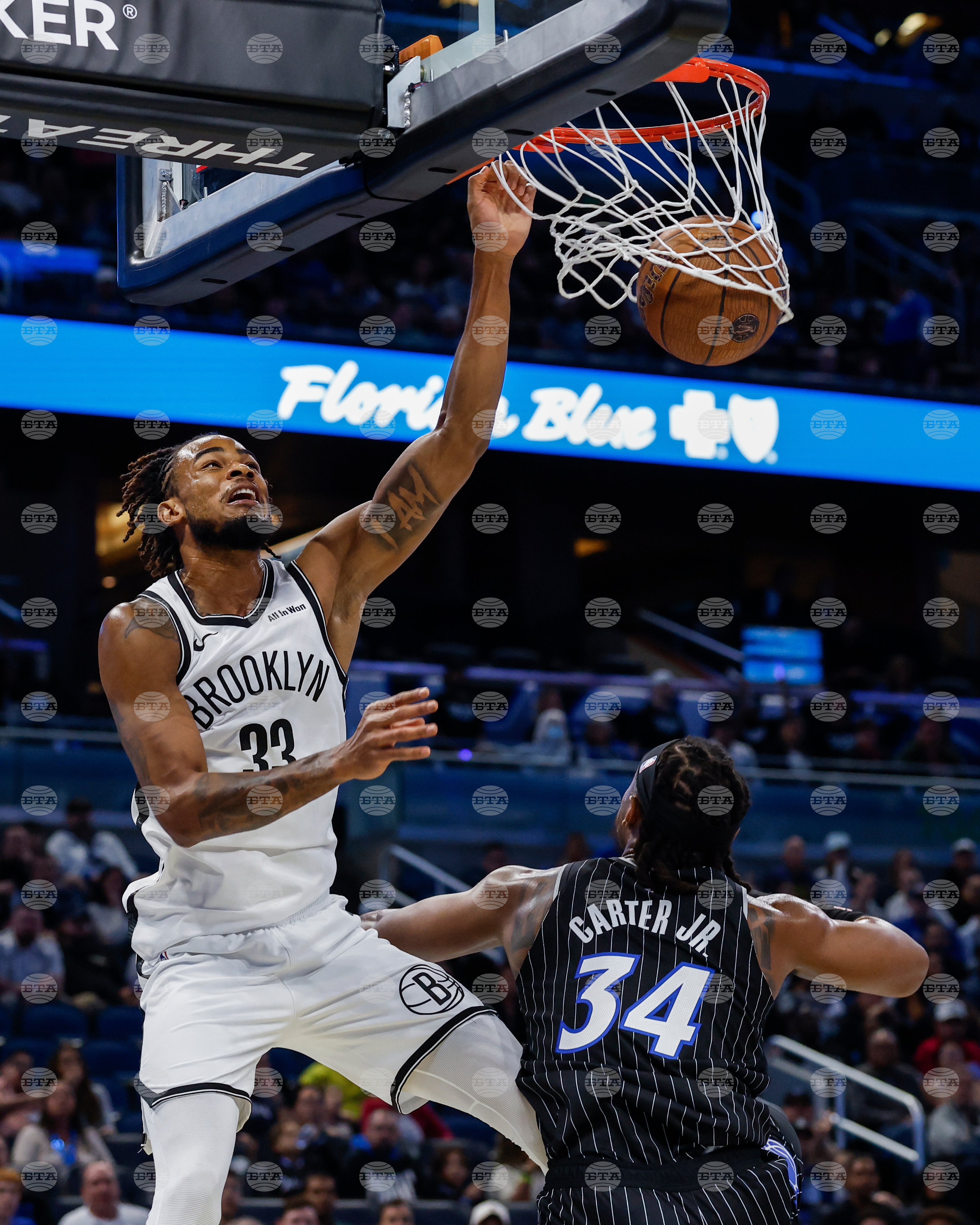 Nets Magic Basketball