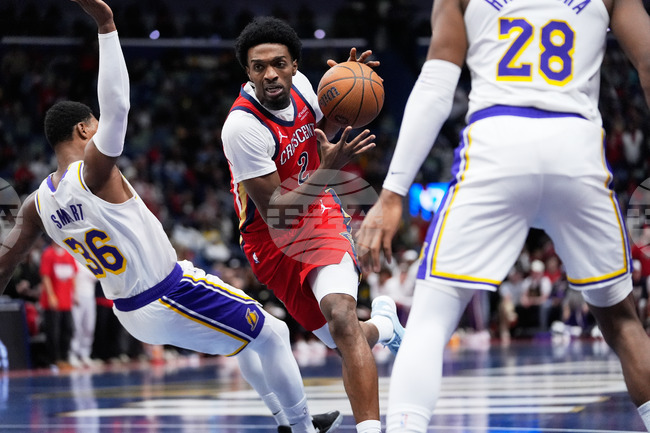 Lakers Pelicans Basketball
