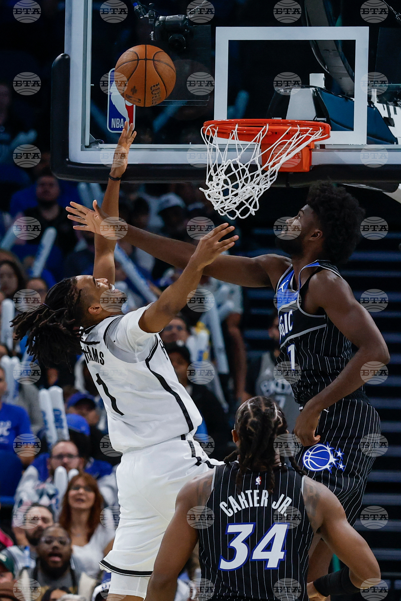 Nets Magic Basketball
