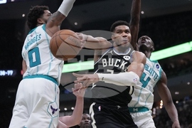 Hornets Bucks Basketball