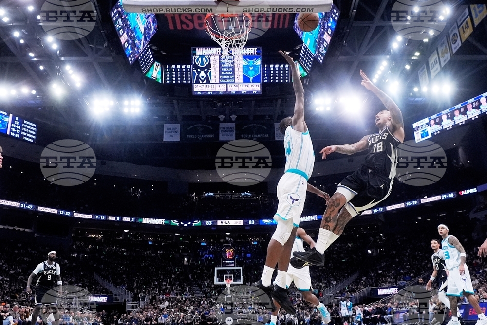 Hornets Bucks Basketball