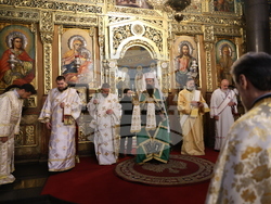 Литургия за празника на свети Гавриил Ургебадзе - патриарх Даниил